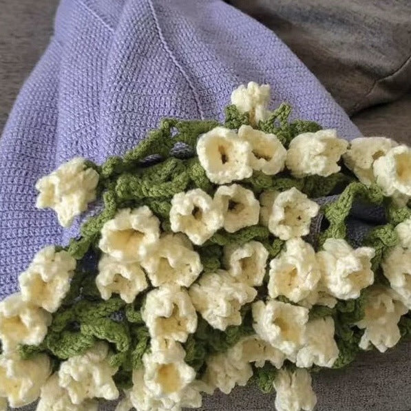 Handmade Crochet Flower Blanket DIY Kit