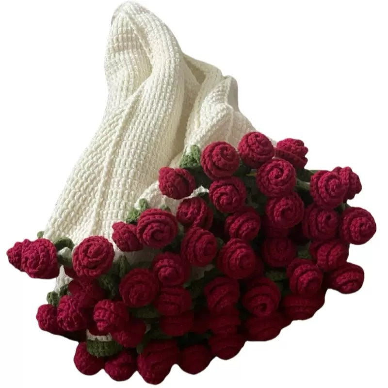 Handmade Crochet Flower Blanket DIY Kit