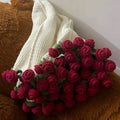 Handmade Crochet Flower Blanket DIY Kit