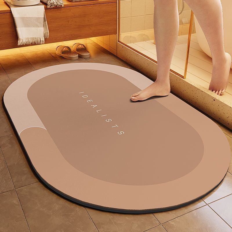 Water-absorbing anti-slip foot pads