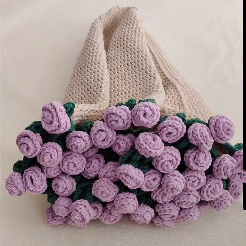 Handmade Crochet Flower Blanket DIY Kit