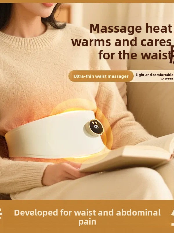 Fick Ultra-Thin Abdominal Warming Belt with Massage