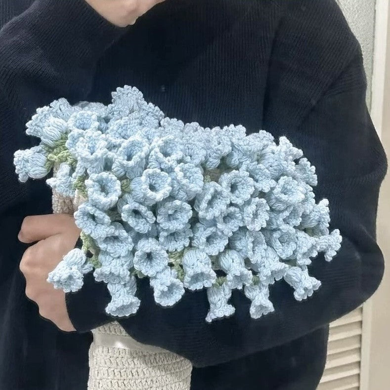Handmade Crochet Flower Blanket DIY Kit