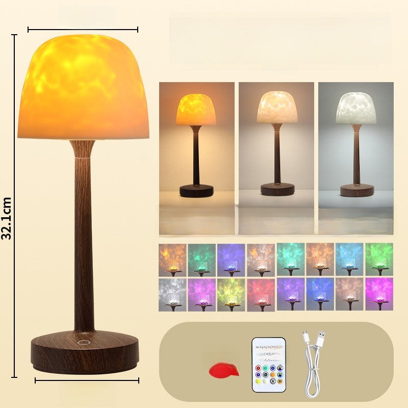 Water ripple table lamp