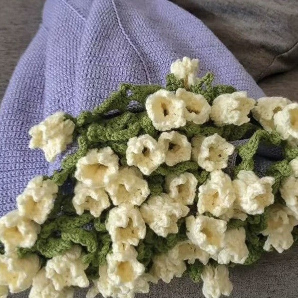 Handmade Crochet Flower Blanket DIY Kit